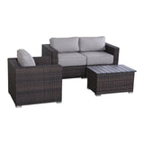Stylish Sofa Seating Group With Cushions Perfect For Outdoor Gatherings - Furniture Home Direct