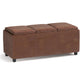 Avalon - Upholstered Storage Ottoman - Furniture Home Direct