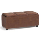 Avalon - Upholstered Storage Ottoman - Furniture Home Direct