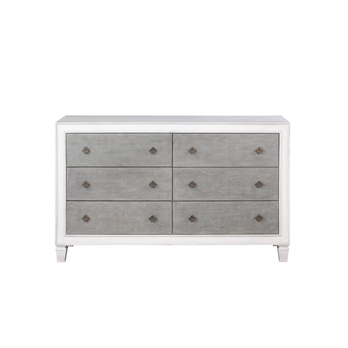 Katia - Weathered Dresser - White - Furniture Home Direct