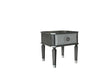 House Beatrice - End Table - Charcoal / Light Gray - Furniture Home Direct