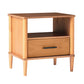 Transitional Solid Wood Spindle Nightstand - Furniture Home Direct