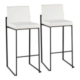 Fuji - Contemporary High Back Barstool Elegant Design - Furniture Home Direct