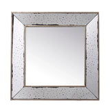 Distressed Accent Mirror, Traditional Style Framed Wall Mirror For Living Room - Furniture Home Direct