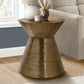 Drum Accent Side Table, Contemporary & Modern Elegant Design - Furniture Home Direct