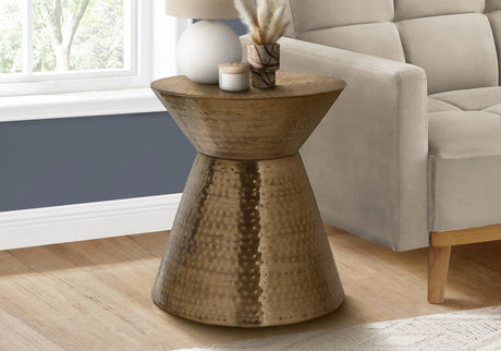 Drum Accent Side Table, Contemporary & Modern Elegant Design - Furniture Home Direct