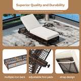 Outdoor Lounge Chair - Beige - Furniture Home Direct