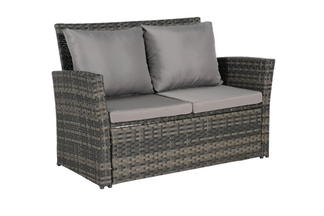 7 Piece Patio Set - Gray - Furniture Home Direct