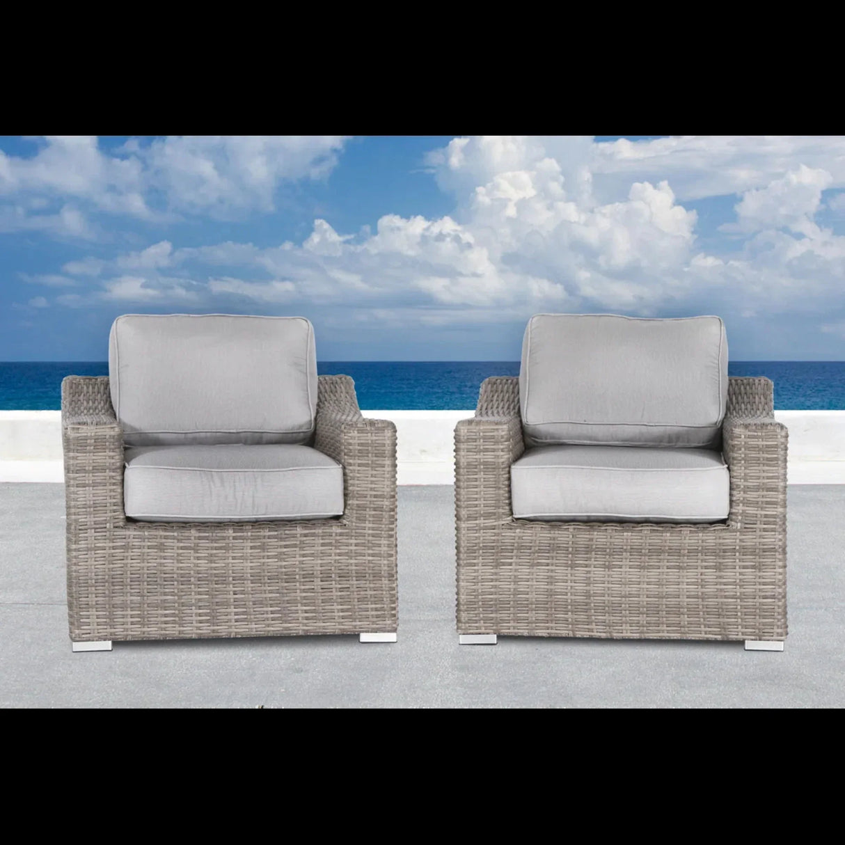 Patio Chair With Cushions Modern Design - Furniture Home Direct