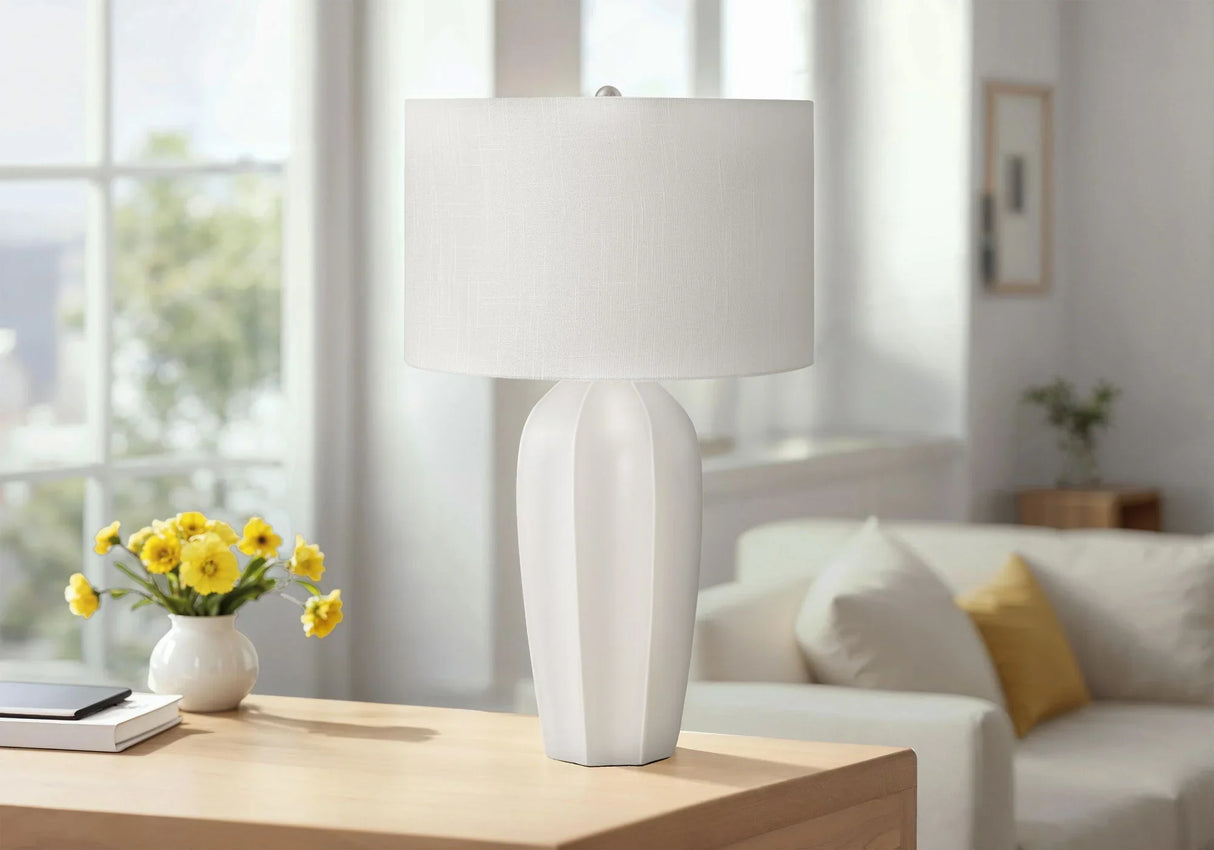 Modern Lighting, Table Lamp - Cream - Furniture Home Direct