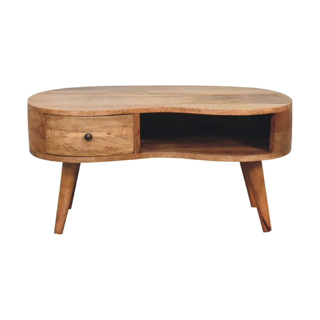 Wave Coffee Table With 1 Drawer - Furniture Home Direct