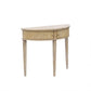 Vintage Inspired Storage Console Table With Fluted Doors - Furniture Home Direct