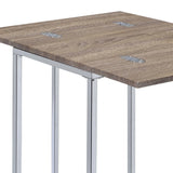 Danson - Weathered Accent Table - Oak - Furniture Home Direct