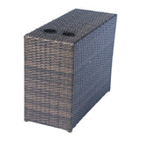 Comfortable Modern Patio Rattan Sectional Set With Cushions - Furniture Home Direct