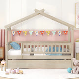Creativity House Bed With Twin Size Trundle - Furniture Home Direct