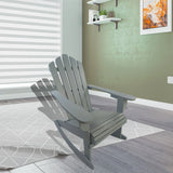 Reclining Outdoor Rocking Adirondack Chair - Furniture Home Direct