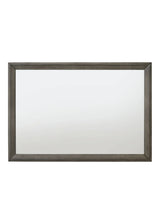 Escher - Mirror - Gray / Oak - Furniture Home Direct