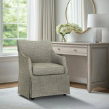London - Upholstered Skirted Dining Arm Chair - Furniture Home Direct