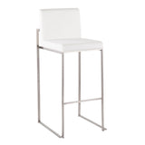 Fuji - Contemporary And Modern Elegance High Back Barstool - Furniture Home Direct