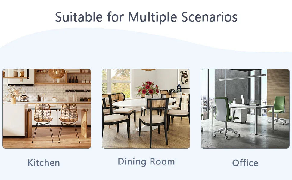 Dining Set Marble Pattern Table With White Chairs White - Furniture Home Direct