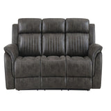 Steban - Reclining Sofa - Gray - Furniture Home Direct
