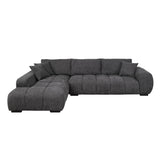 Chosen - Sectional Sofa With Toss Pillows And Chaise - Furniture Home Direct
