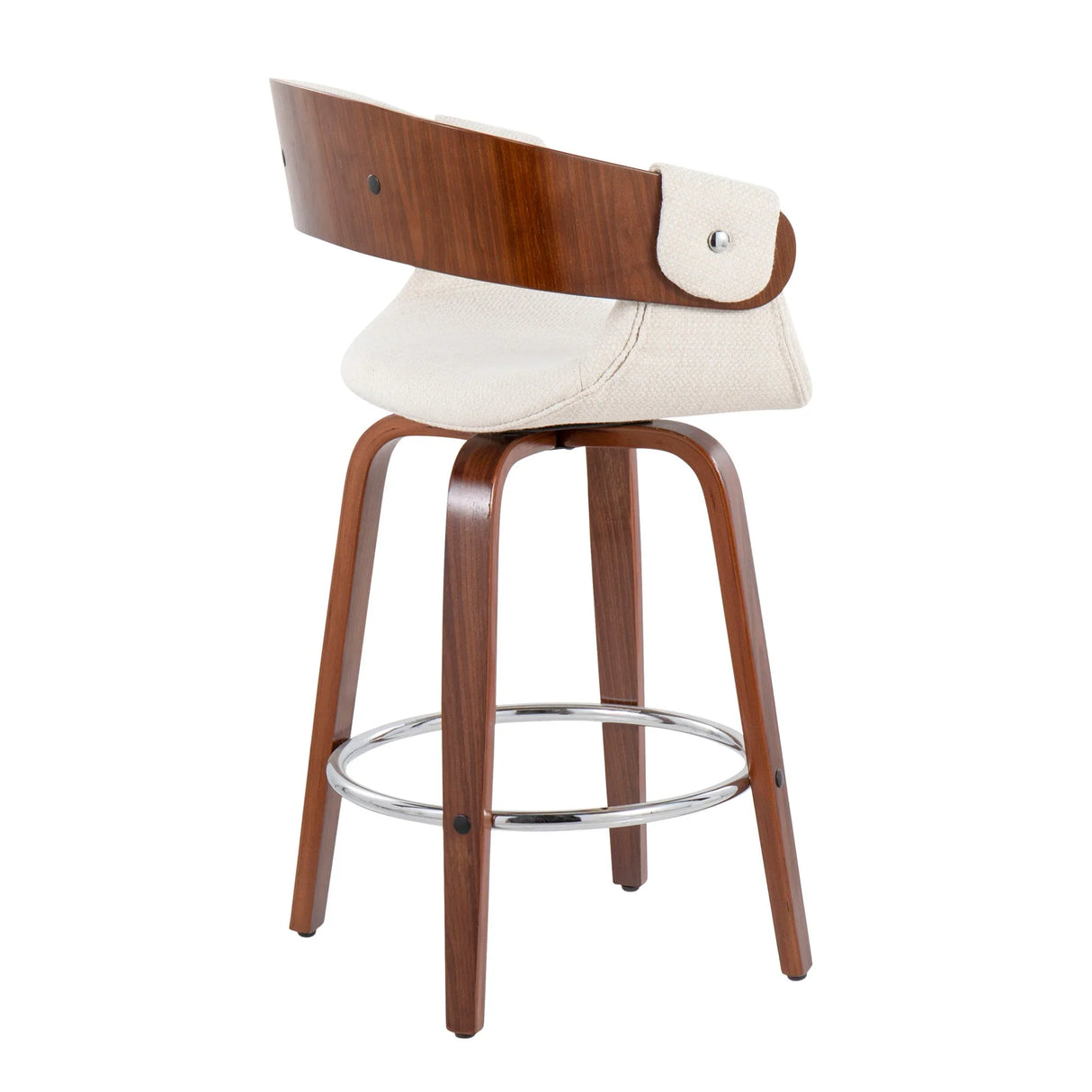Elisa - Mid Century Modern Counter Stool (Set of 2) - Furniture Home Direct