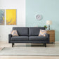 Bahamas - Minimalistic Sofa With 2 Throw Pillows - Furniture Home Direct