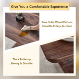 Coffee Table Modern Rectangular Walnut Finish Walnut - Furniture Home Direct