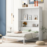Murphy Wall Bed With Shelves, Space Saving - Furniture Home Direct