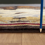 Nature's Nest - 5'3" X 7'3" Lodge Area Rug - Multi, Brown - Furniture Home Direct