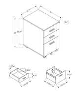File Cabinet, Rolling Mobile, Storage Drawers, Printer Stand, Office, Work, Contemporary, Modern - Furniture Home Direct