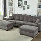 5 Seater Oversized Convertible L & U Shaped Couch - Furniture Home Direct