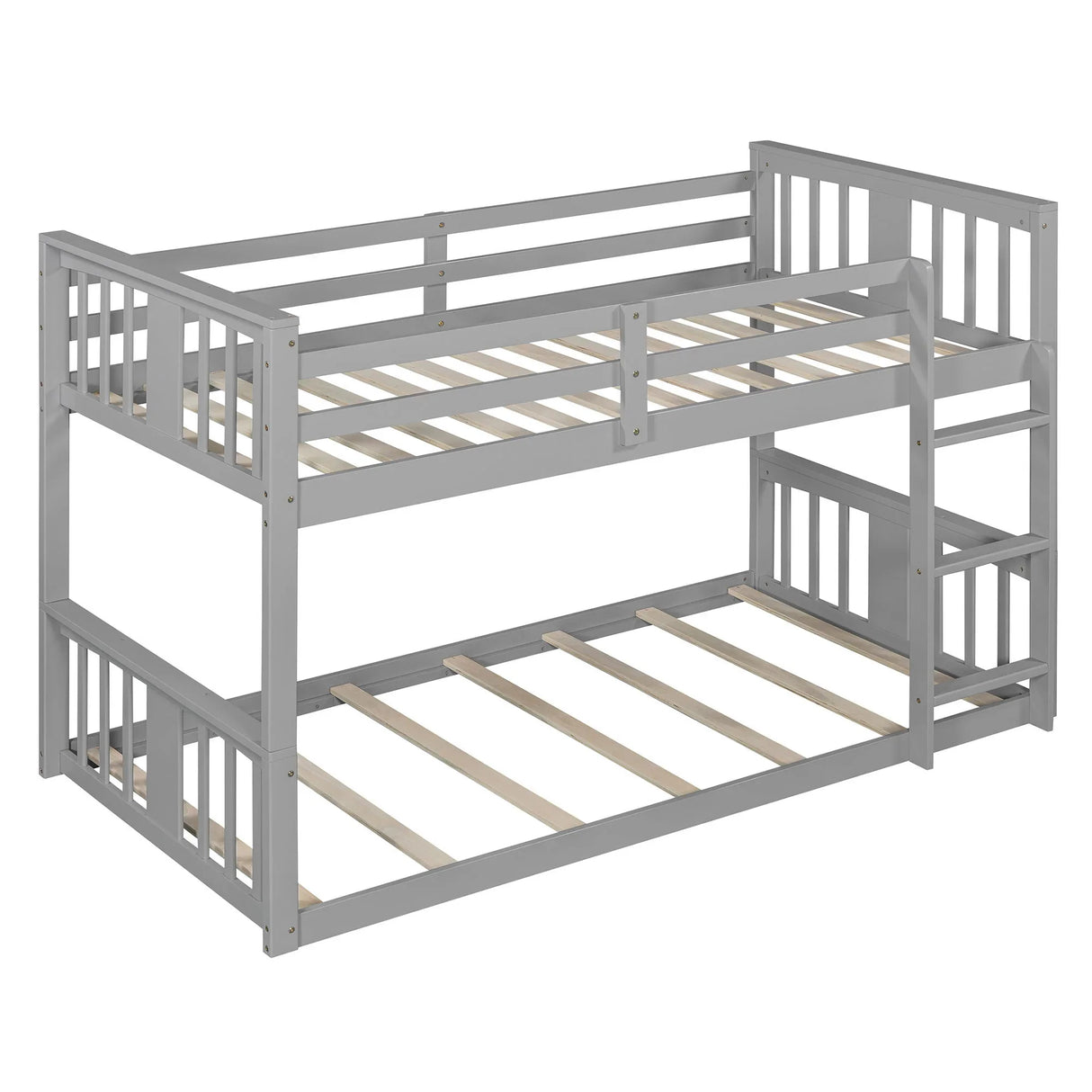 Solid Construction Bunk Bed & Ladder - Furniture Home Direct