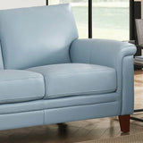 Westcott - Leather Loveseat - Furniture Home Direct