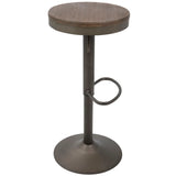 Dakota - Industrial Design Adjustable Barstool (Set of 2) - Furniture Home Direct
