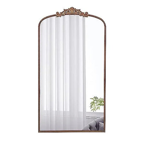 Arch Mirror, Baroque Inspired Wall Decor For Bathroom, Bedroom, Living Room - Furniture Home Direct