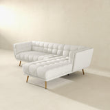 Addison - L Shape Sectional Sofa Tufted - Furniture Home Direct