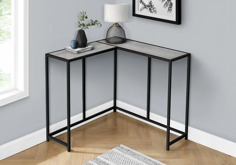 Corner Accent Console Table For Entryway, Unique L-Shaped Design - Furniture Home Direct