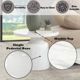 Zaid - Engineering Marble High Gloss Table - Furniture Home Direct