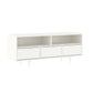 Mid-Century Modern Minimalist 3 Drawer Corner TV Stand For TVs Up To 58 - Furniture Home Direct