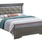 Bed With LED Light Accents Headboard - Furniture Home Direct