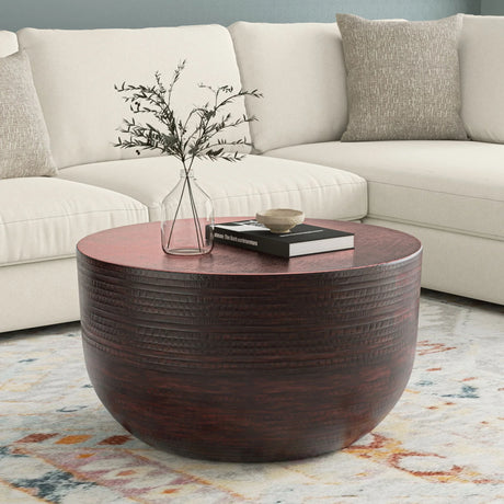 Johnsen - Handcrafted Metal Coffee Table - Furniture Home Direct