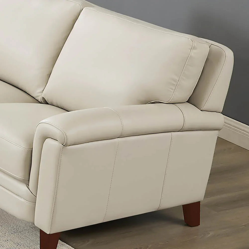 Westcott - Leather Loveseat - Furniture Home Direct