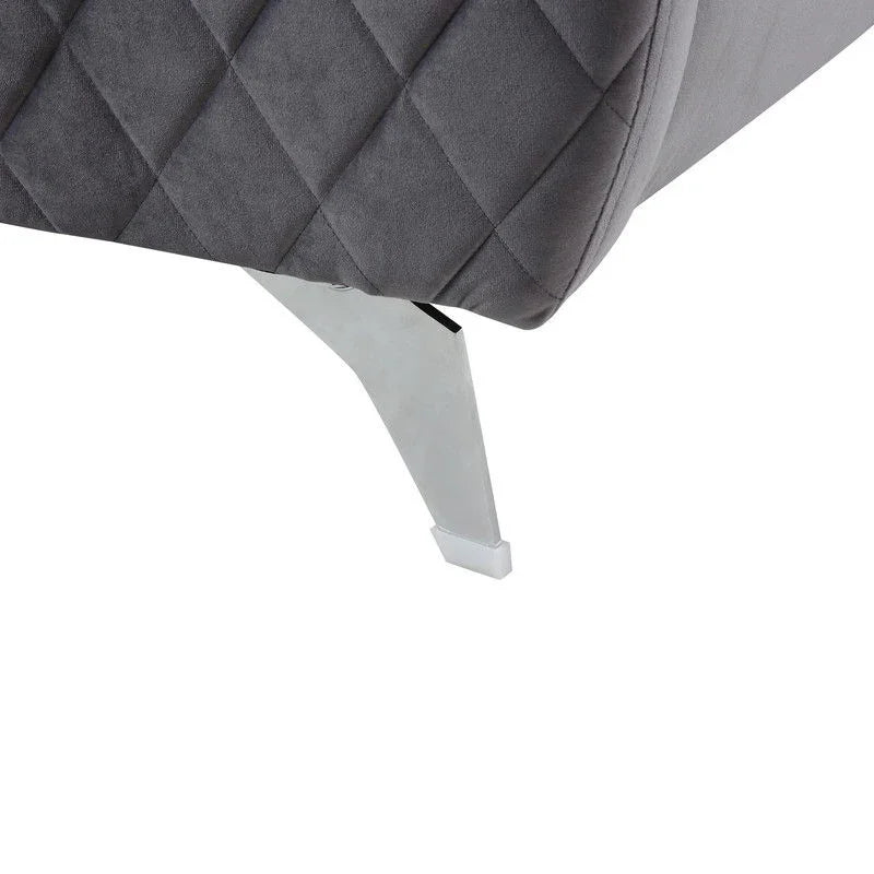 Sofia - Velvet Modern Chic Accent Armchair - Furniture Home Direct
