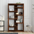 Sausalito - 6 Shelf Bookcase - Whiskey - Furniture Home Direct
