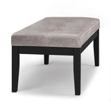 Lacey - Upholstered Tufted Ottoman Bench - Furniture Home Direct