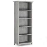 Amherst - 5 Shelf Bookcase - Fog Gray - Furniture Home Direct