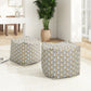Pouf Luxury Oversized Bean Bag Cube Ottoman - Furniture Home Direct