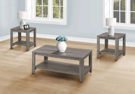 Table Set, Coffee, End, Side, Accent, Transitional (Set of 3) - Furniture Home Direct